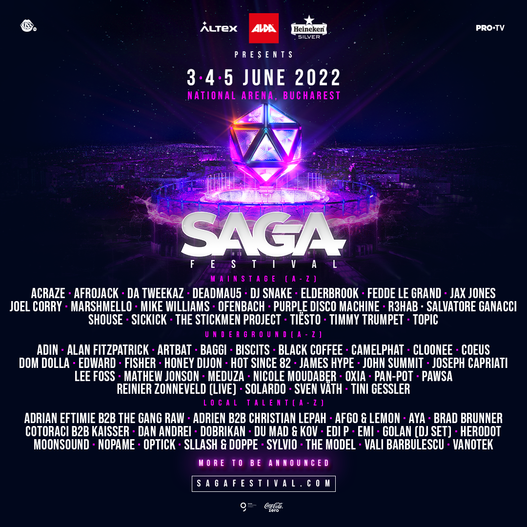 SAGA Festival lineup